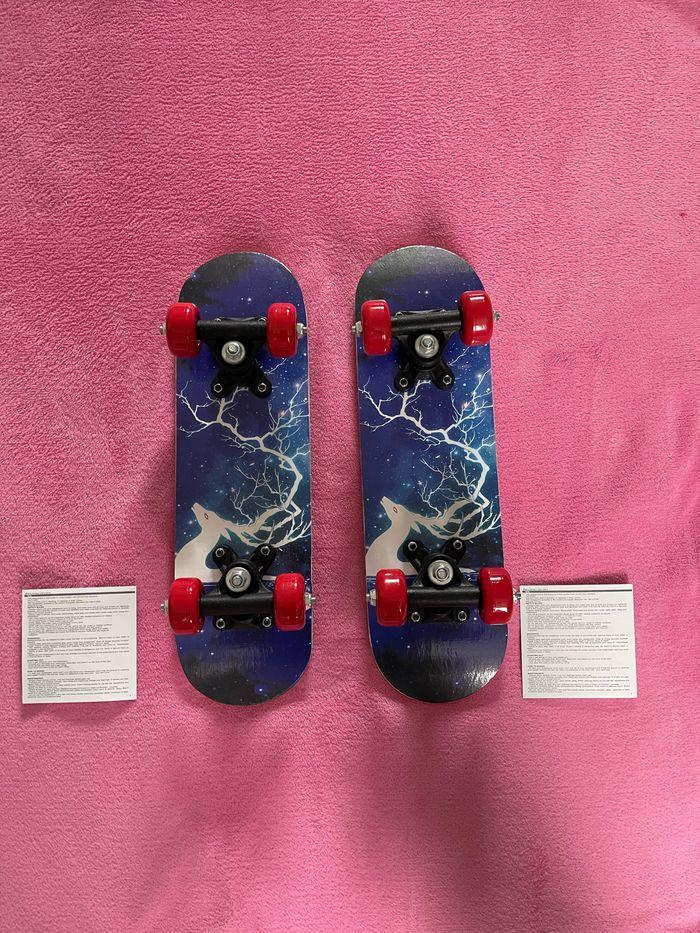 Lot de 2 skateboards pour enfant motif cerf - photo numéro 1