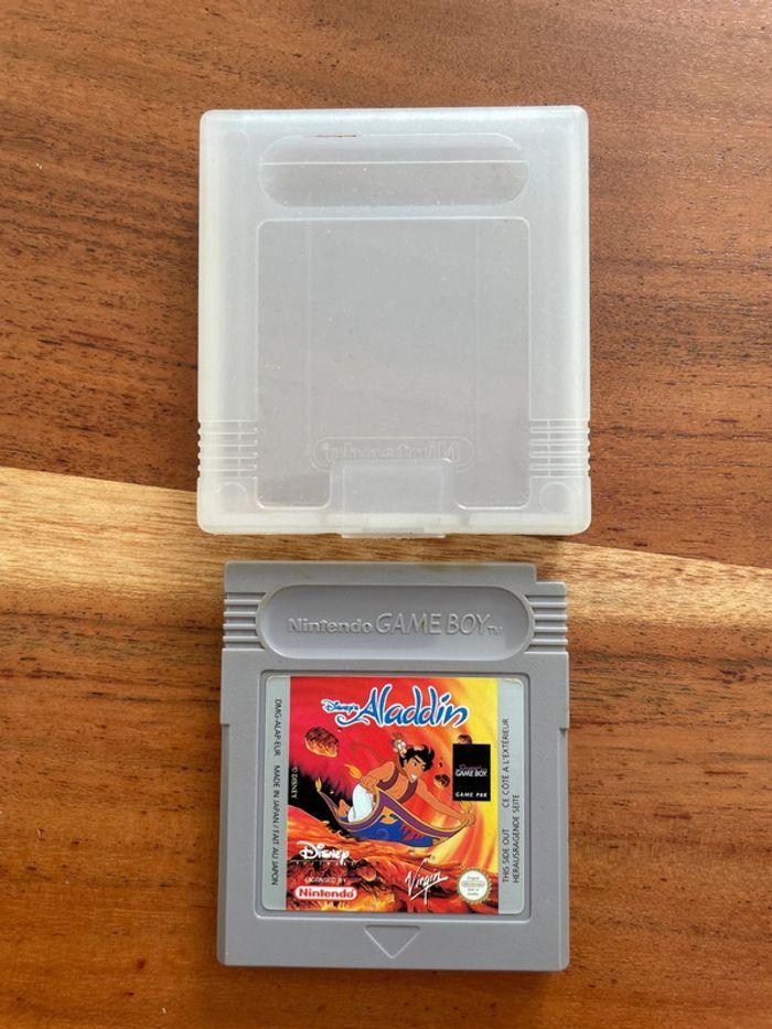 Jeu Gameboy Aladdin + étui - photo numéro 1