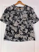 Blouse vintage à fleurs - taille S/M