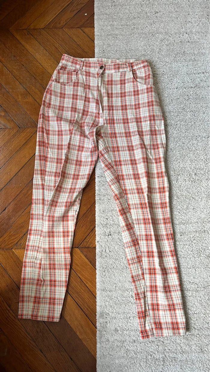 Pantalon à carreaux taille 36 - photo numéro 1