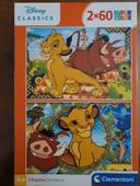 Puzzle le roi lion boîte de deux puzzles