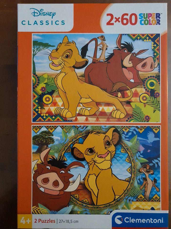 Puzzle le roi lion boîte de deux puzzles - photo numéro 1