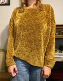 Pull taille XL Kiabi couleur marron clair - moutarde