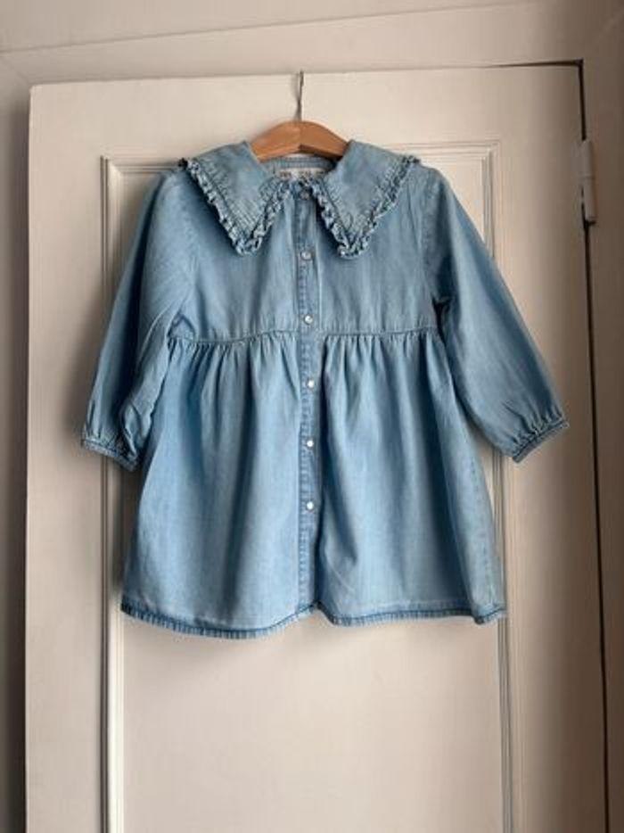 Zara baby robe denim - photo numéro 1