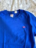 t shirt levis bleu électrique