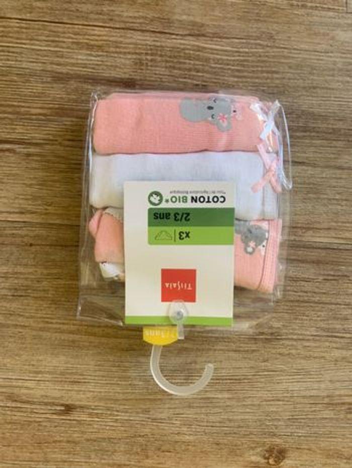 2 Lots culottes bio 2-3 ans - photo numéro 1