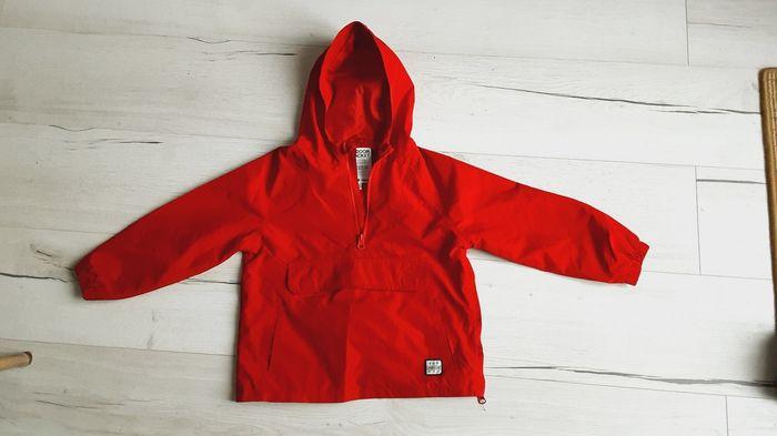 Vêtement mixte garçon fille blouson veste rouge à capuche Outdoor jacket 5 ans - photo numéro 1