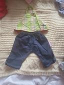 Pantalon et dos nu corolle poupee