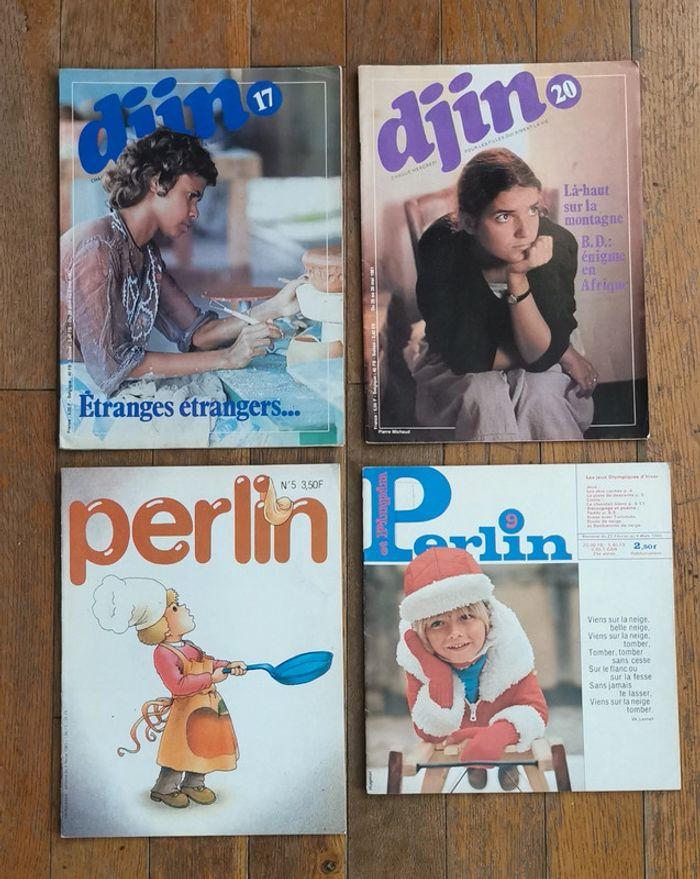 Lot 4 anciens magazines djin et perlin - photo numéro 1