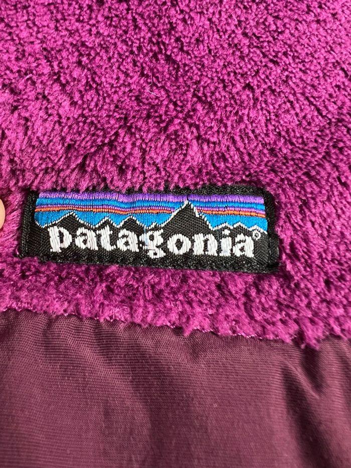 👕 Sweat Pull quart zip demi zip Polaire Femme Vintage Patagonia Violet Taille L 👕 - photo numéro 7