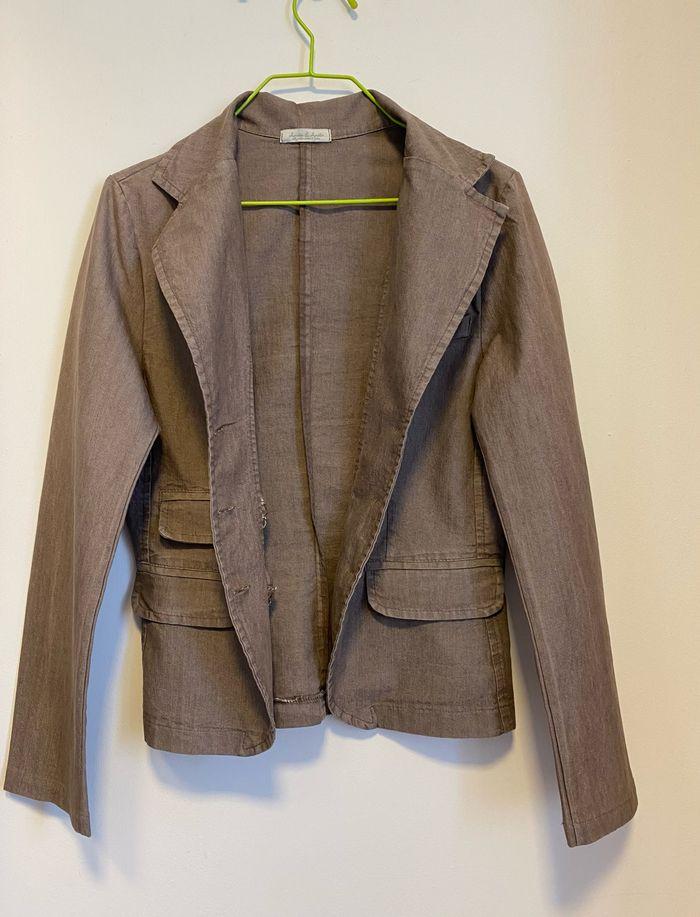 Tailleur veste casual blazer vintage femme - photo numéro 4