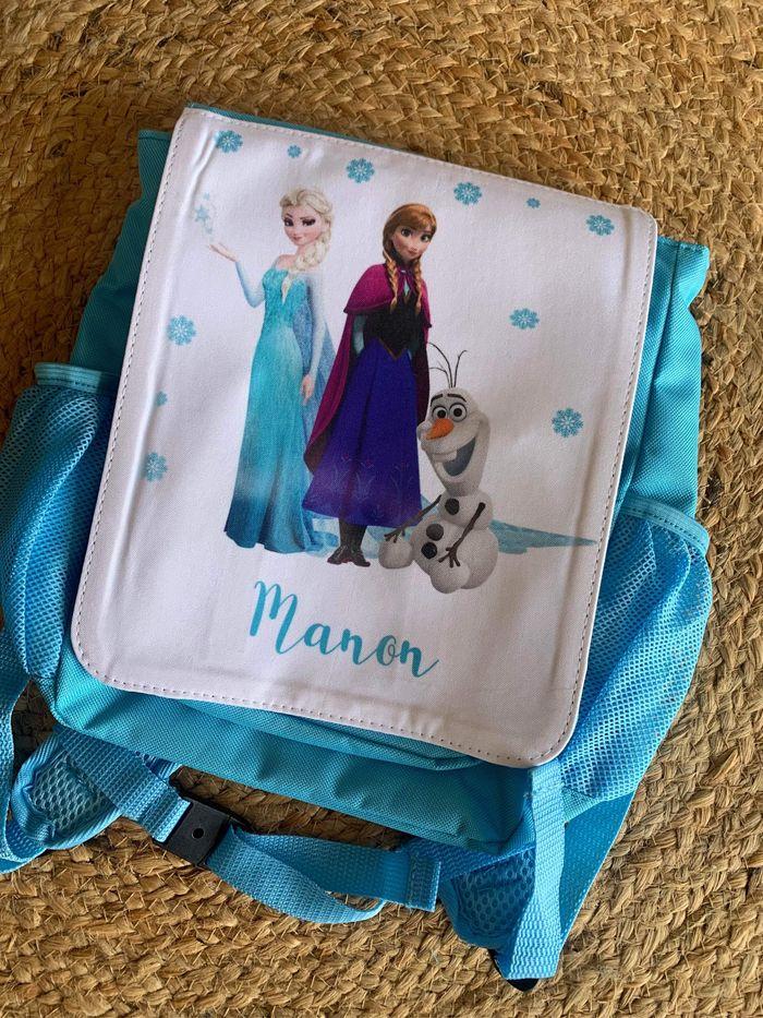 Sac école reine des neiges personnalisé