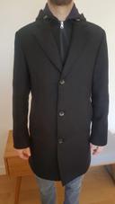 Manteau noir en laine - Taille S