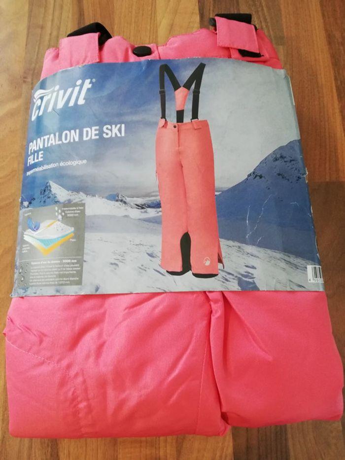 Pantalon ski rose 6/8 ans neuf - photo numéro 2