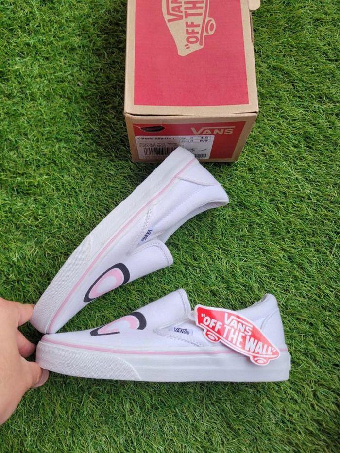 Vans Classic slip on édition OMG White pink black size 36 - photo numéro 2