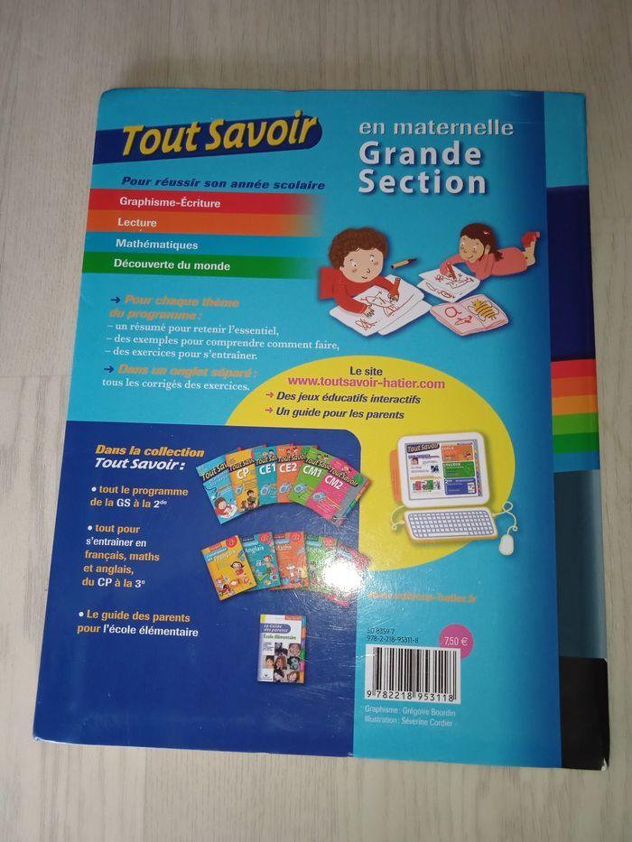 Manuel Tout savoir pour la maternelle grande section - photo numéro 2