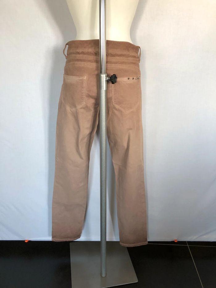 Jean slim effet « ombre » Cambio beige rosé taille 40 neuf - photo numéro 3