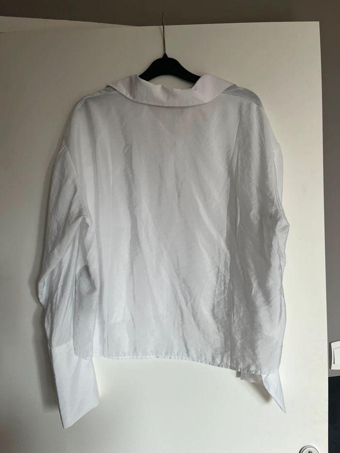 Chemise courte blanche Reserved taille L - photo numéro 3