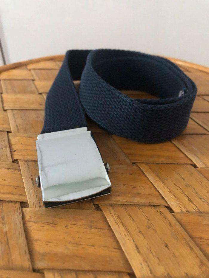 Ceinture bleu marine réglable, 85 cm - photo numéro 1