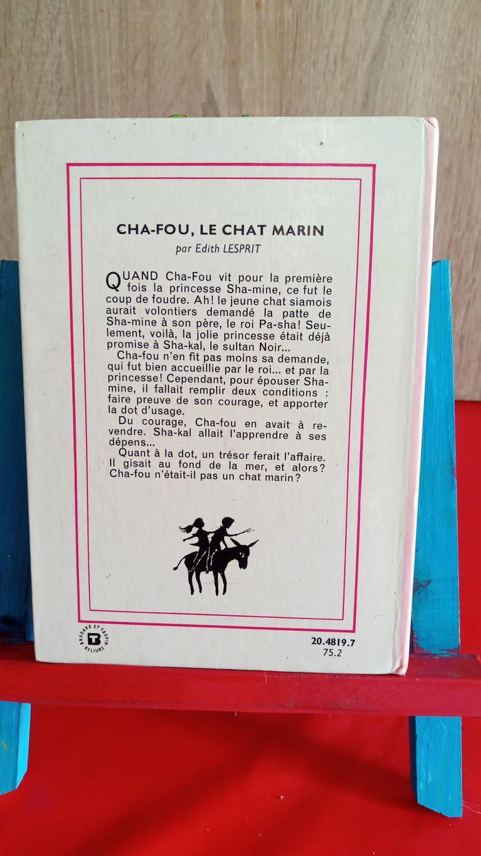 Cha-Fou Le chat Marin, 1975, bibliothèque rose - photo numéro 2