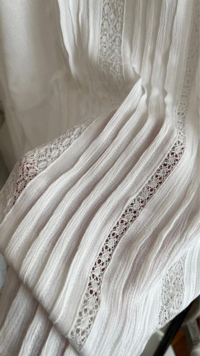 Blouse blanche Gap broderie - photo numéro 4