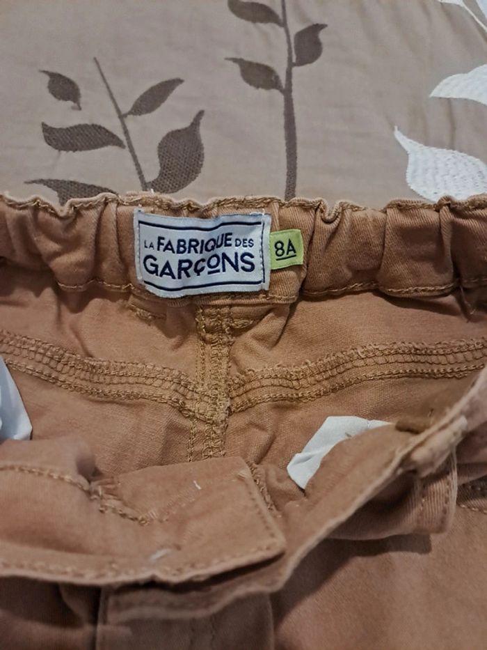 Pantalon garçon beige sable La Fabrique des Garçons 8 ans neuf - photo numéro 5