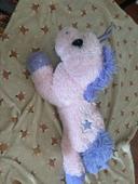 Peluche licorne rose