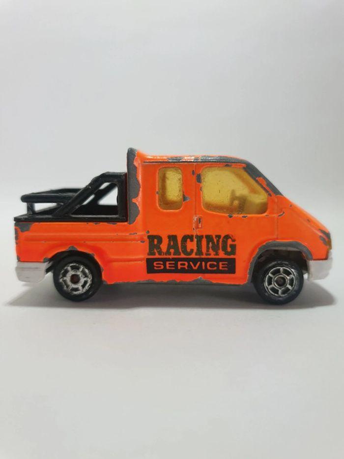 FORD Transit Racing Service Orange Majorette 243 - 1/60 🇫🇷 - photo numéro 5