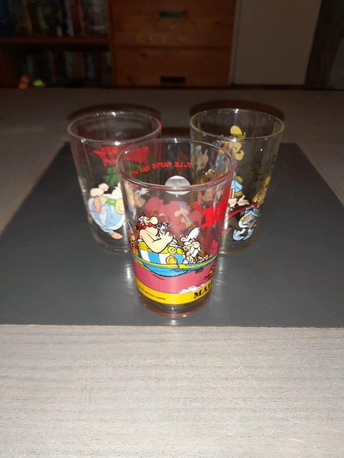 Lot verre asterix et obelix - photo numéro 1