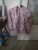 Veste jogging rose