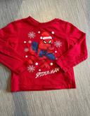 Tee shirt de Noël  Spiderman 3 ans