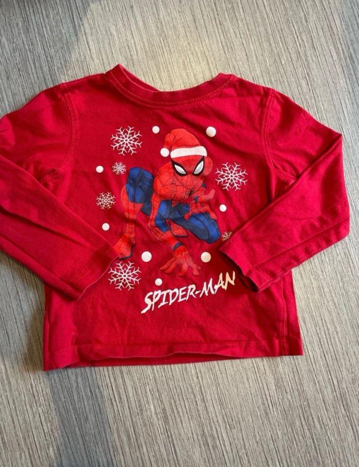 Tee shirt de Noël  Spiderman 3 ans - photo numéro 1