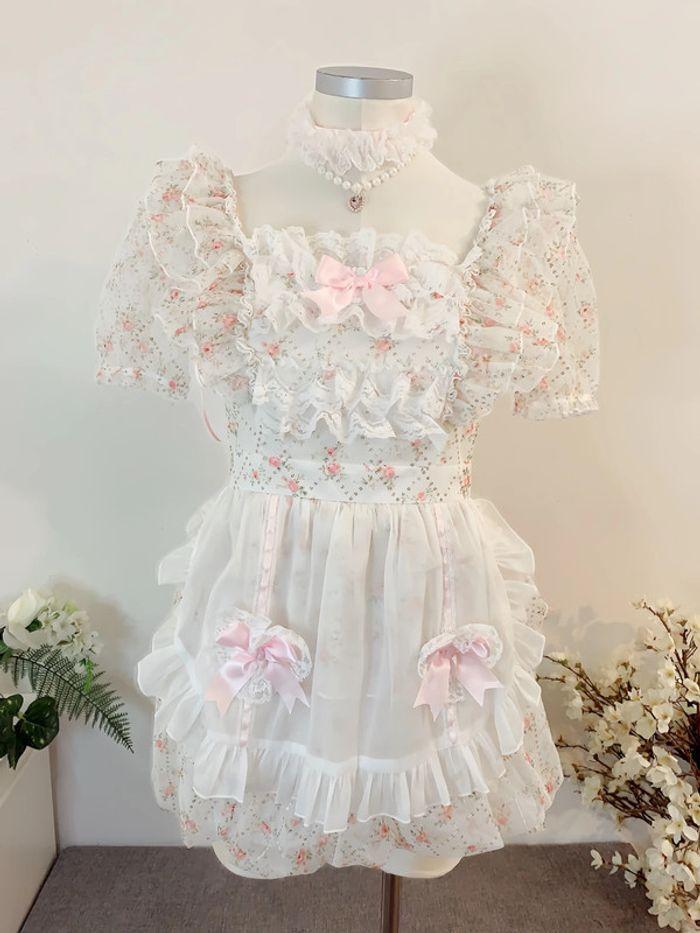 Dress Robe Cute Kawaii Maid Lolita Manga Anime Princesse Barbie Cosplay - photo numéro 2