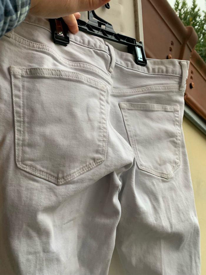 Jean blanc Uniqlo taille 40 d’occasion - photo numéro 5