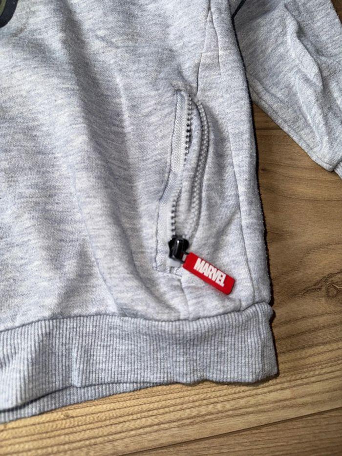 Sweat Marvel, Spiderman, et sous-pull gris 5/six ans - photo numéro 3