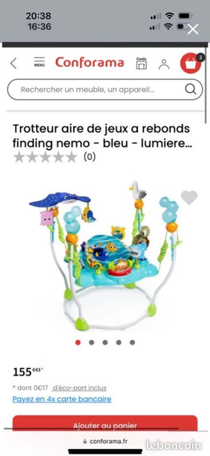 Trotteur air de jeux Nemo - photo numéro 3