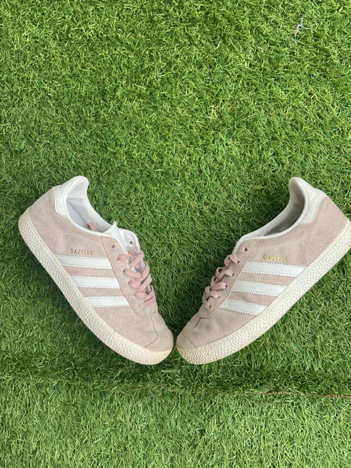 Adidas originals gazelle ice pink futur White gold size 36 - photo numéro 2