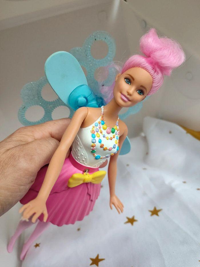 Barbie Mattel bulle machine aile dreamtopia fée fairy Magic bubble rose - photo numéro 2