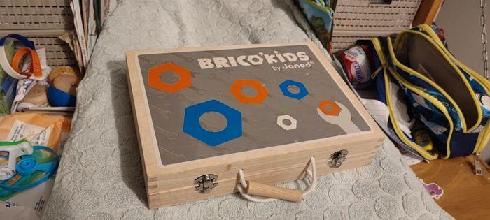 Boite en bois d'outils de bricolage enfant - photo numéro 1