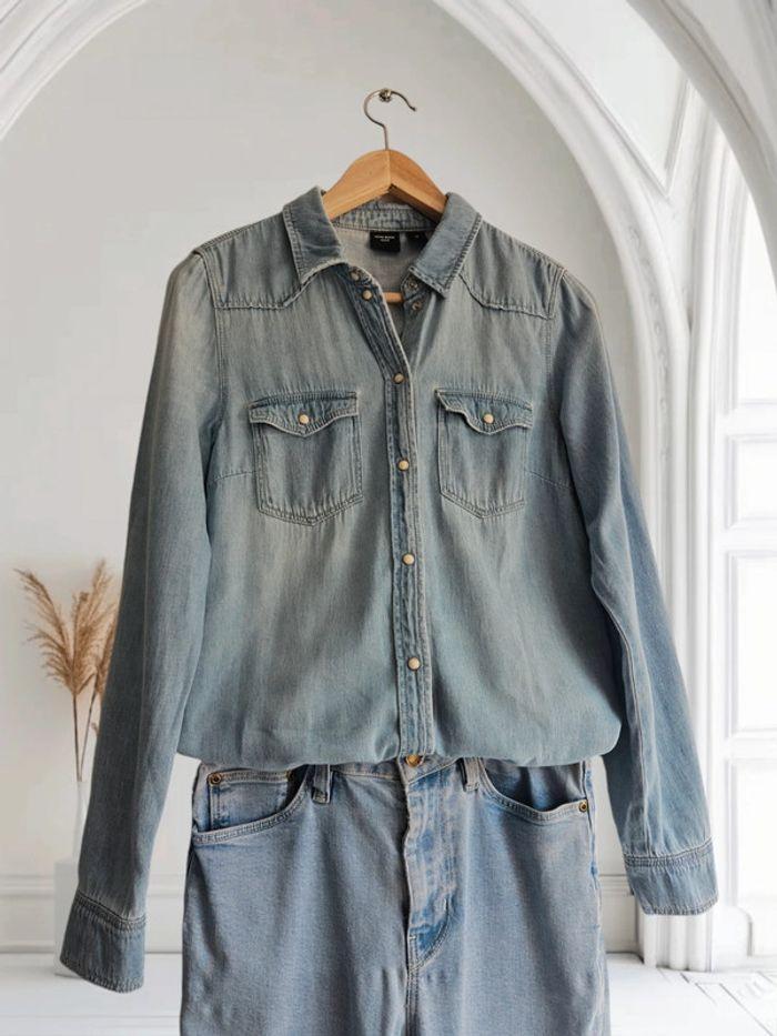 Chemise en jean manches longues Vero Moda - photo numéro 3