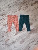 Lot de 2 leggings 18 mois Sergent Major