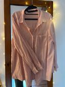 Chemise rose pastel