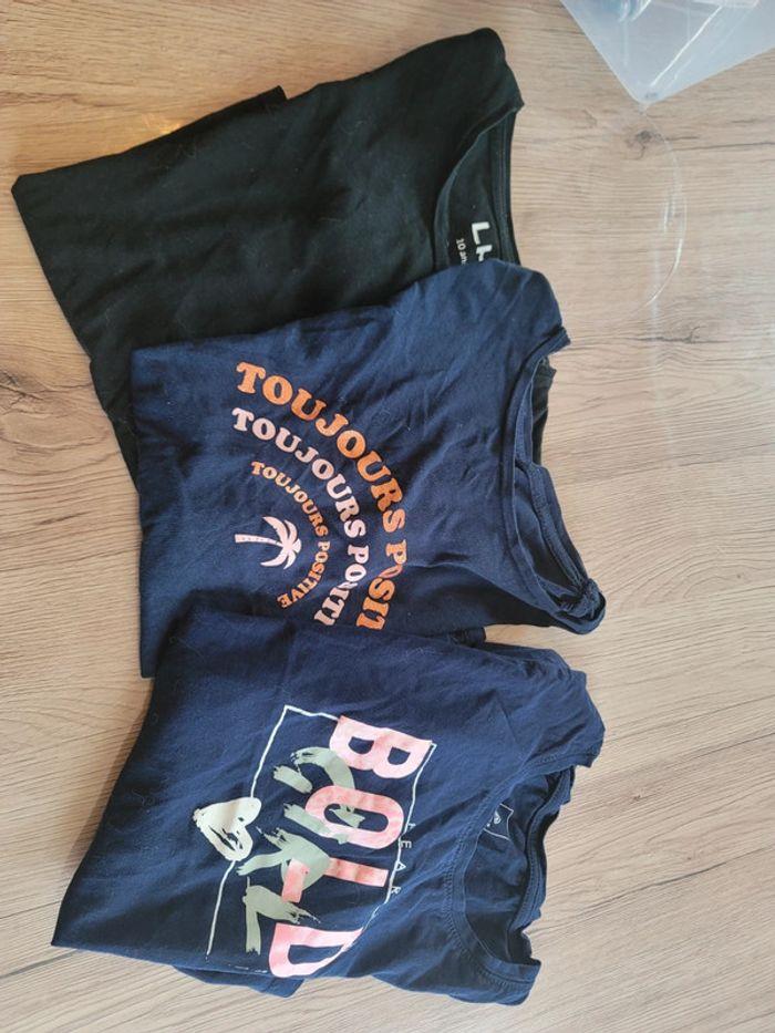 Lot 7 tee shirt manches courtes 10 ans - photo numéro 1