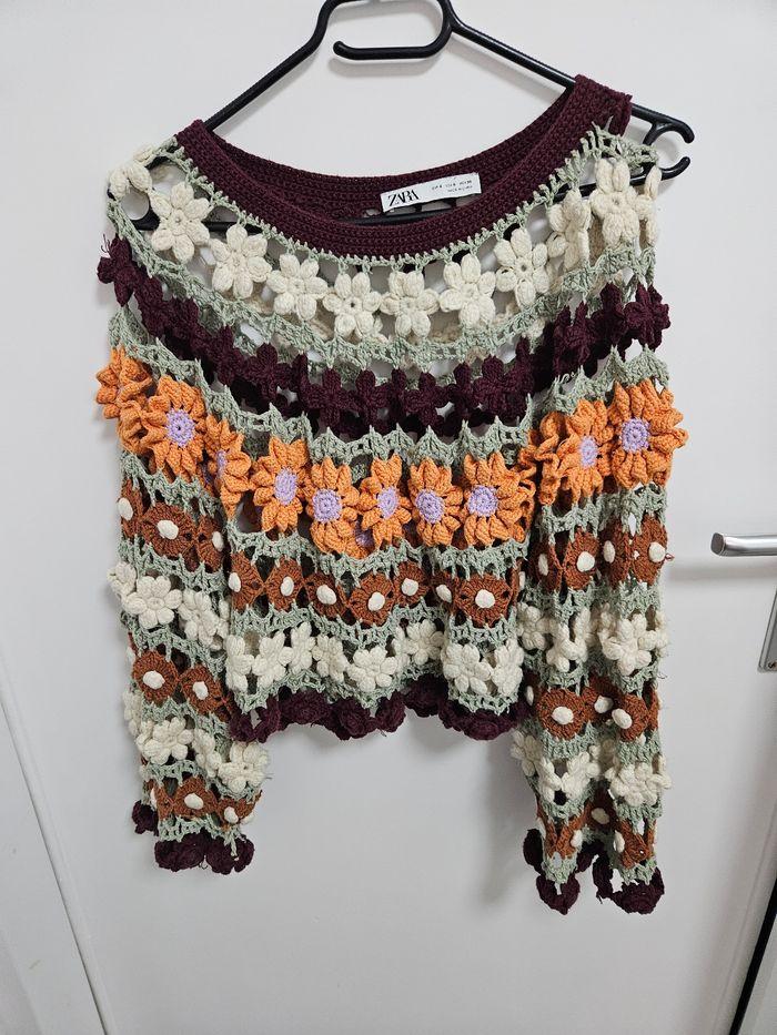 Pull crochet zara Taille s - photo numéro 1