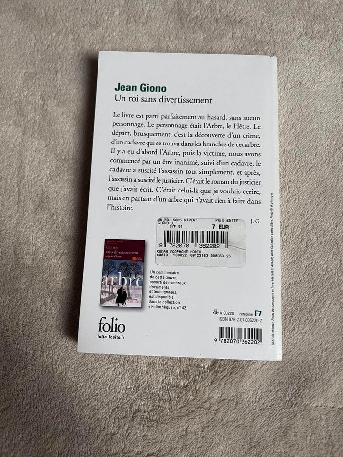 Livre - Un roi dans divertissement - Jean Giono - photo numéro 2