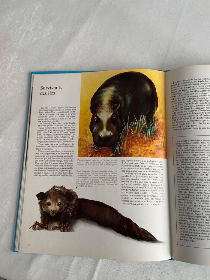 Livre ancien les animaux en voie de disparition 1972 - photo numéro 10