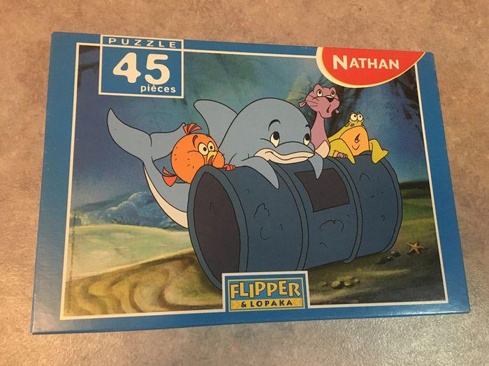 puzzle du dauphin flipper et ses amis pour enfants - photo numéro 1