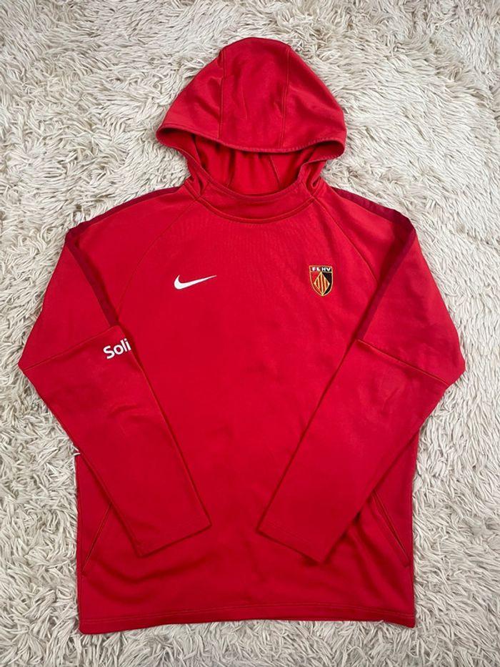 Sweat nike capuche football rouge taille XS - photo numéro 1