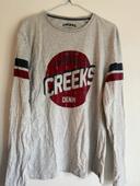 Sweat shirt manche longue creeks taille L