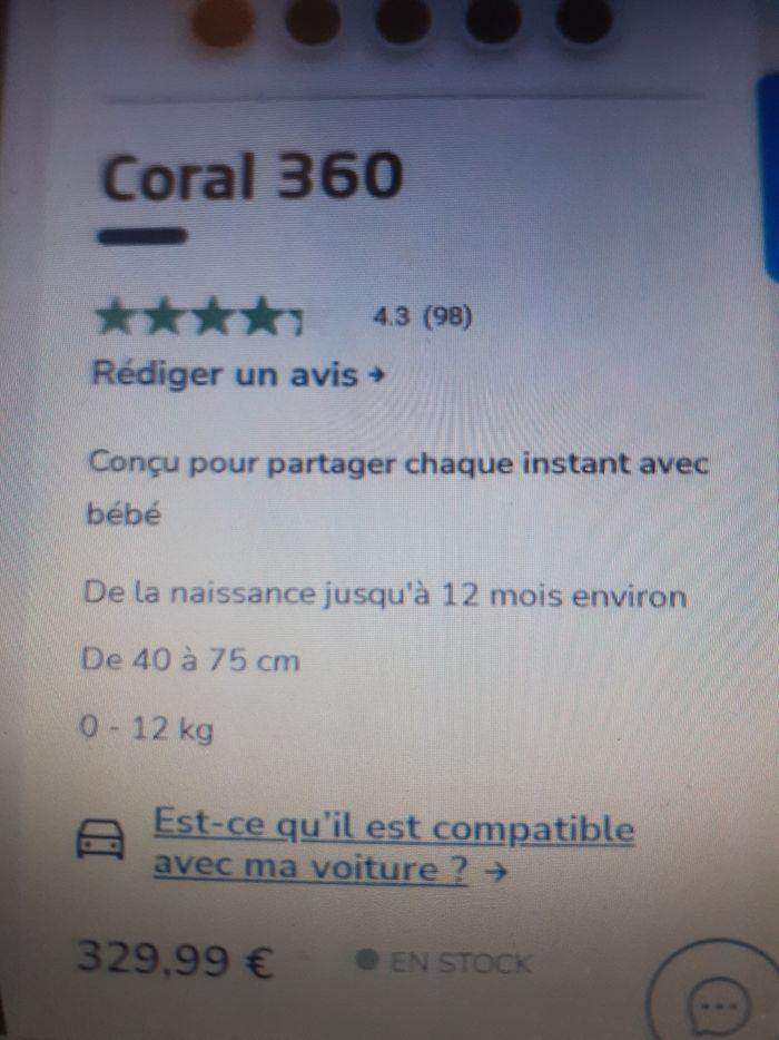 Lot  cosy  coral 360° Essential  Graphique  et  base isofix 2wayfix - photo numéro 3